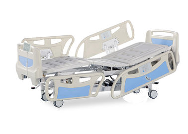 Łóżko ICU dla szpitala automatycznego z obszerną sekcją stóp i centralnym panelem kontrolnym