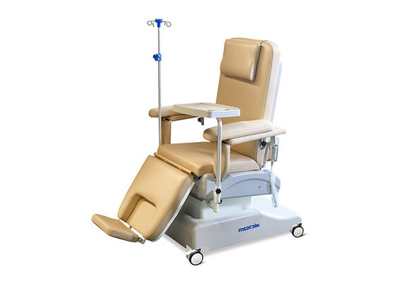 Elektryczny fotel do krwiodawstwa medycznego na kółkach 240kgs Load