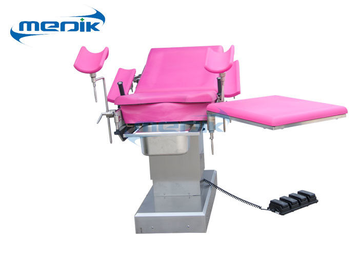 Elektryczne ginekologiczne łóżko położnicze Ginekologiczne krzesło z przełącznikiem nożnym