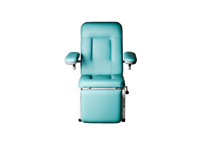 Zielony ręczny fotel do transfuzji krwi Brackrest Adjustable 3-Section