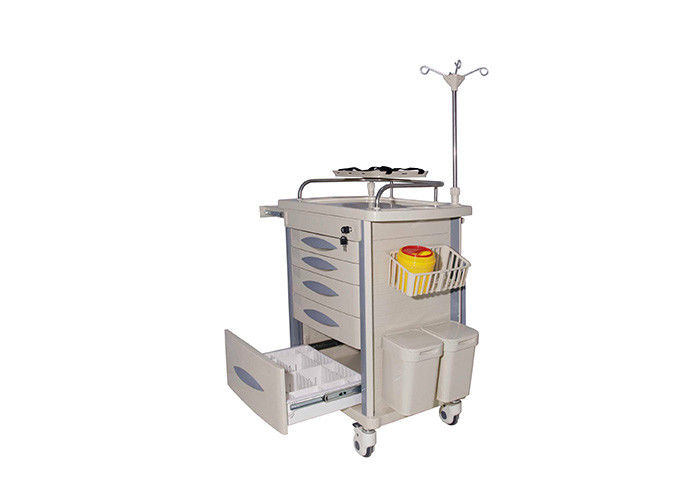 Luksusowy wózek awaryjny ICU, wózek ratunkowy Sprzęt medyczny