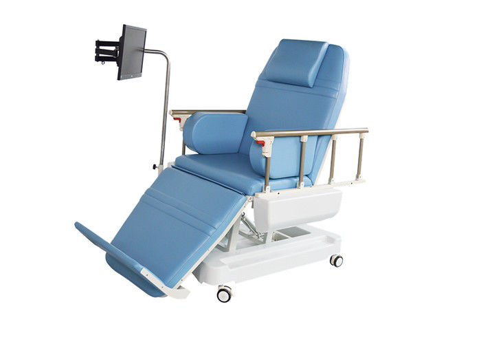 Regulowana wysokość elektryczną elektrodę do dializy Bed-Donor - krzesło składane na kółkach