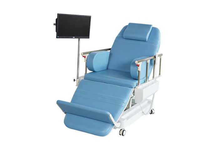Regulowana wysokość elektryczną elektrodę do dializy Bed-Donor - krzesło składane na kółkach