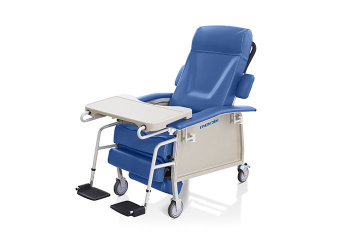 Mechaniczne łóżko dawcy krwi, ręczne krzesło dawcy krwi z składaną częścią nogi