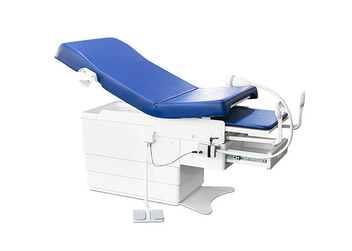 MC-D19 Wielofunkcyjny elektryczny stół do badań ginekologicznych OB Kolor niebieski Regulowana wysokość