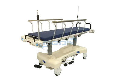 Wózek do transportu fluoroskopowego z regulowanym oparciem na salę ICU