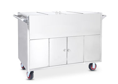 Wózek do transportu sterylnych usług medycznych ze stali nierdzewnej dla szpitala CSSD