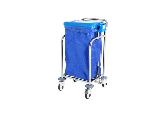 MK S17 Wózek na pościel szpitalny Instrument chirurgiczny ze stali nierdzewnej z jedną torbą