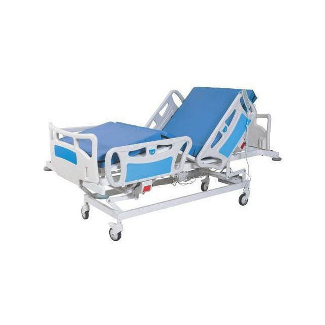 Szyna boczna ABS Tanie medyczne przenośne 5-funkcyjne elektryczne łóżko szpitalne ICU