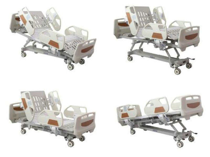 Multi-Purpose Semi Fowler Automatyczne Szpitalne łóżko ICU Dla Pacjenta
