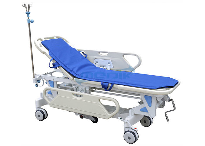 Mechaniczny wózek pacjenta z jednym korbą, ręczny noszyk do przenoszenia pacjenta