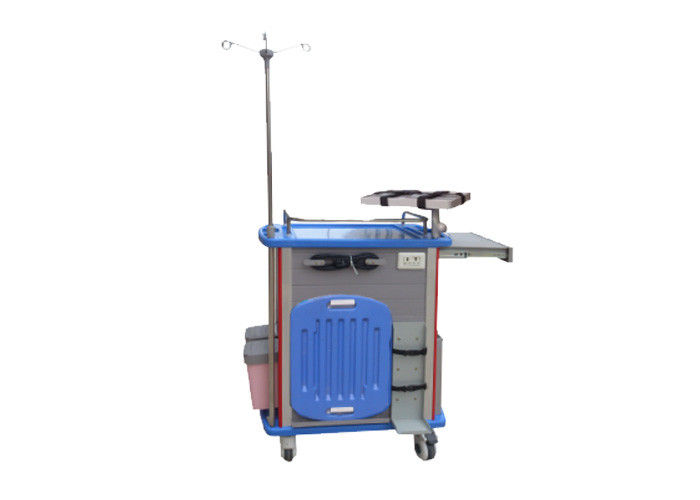 Przenośne medyczne wózki medyczne / wózki medyczne 4-calowe kółka