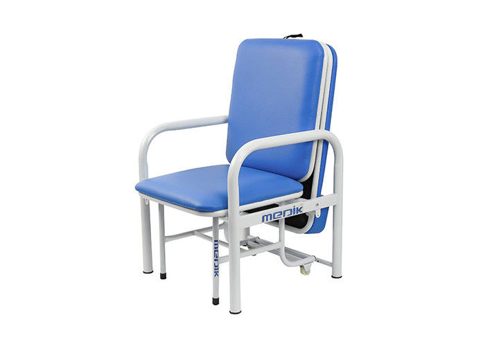 Szpital Funiture Wygodne składane krzesło pomocnicze Cum Bed With Castor