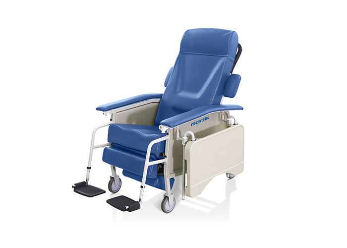 Mechaniczne łóżko dawcy krwi, ręczne krzesło dawcy krwi z składaną częścią nogi